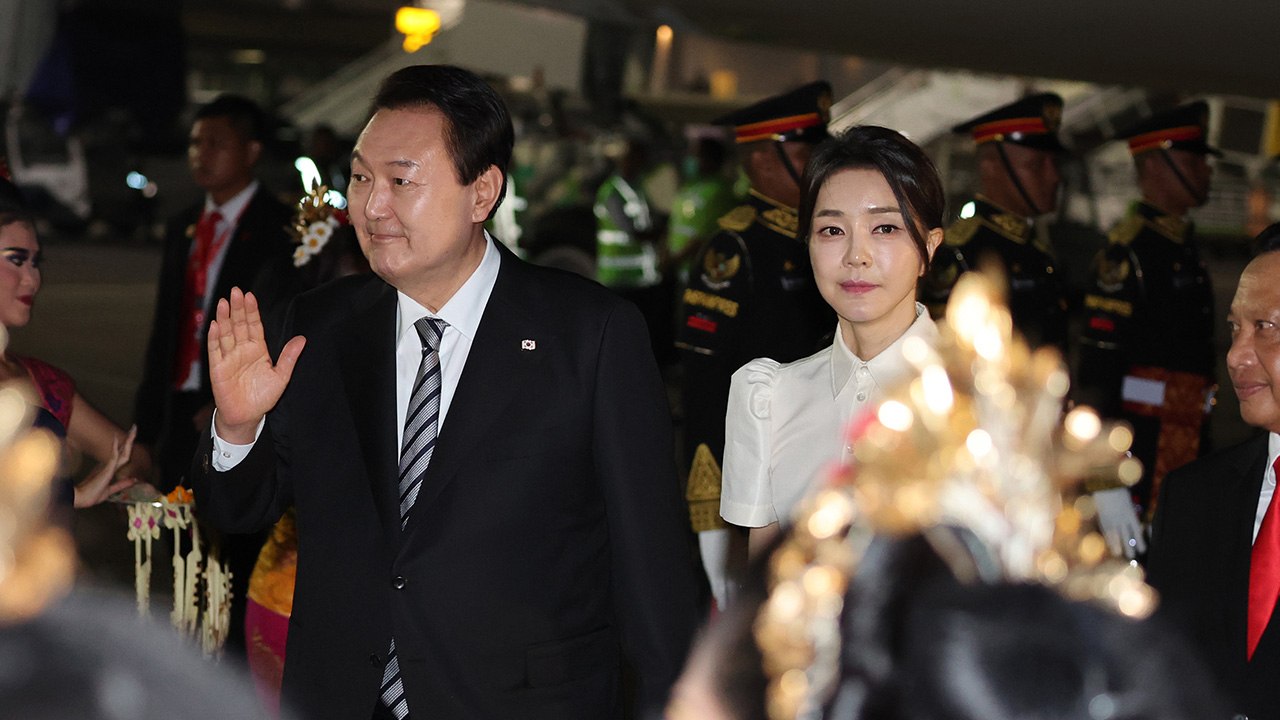 [뉴스앤이슈] '동남아 순방' 尹대통령, 인니 발리 도착...김건희 여사 행보도 주목...