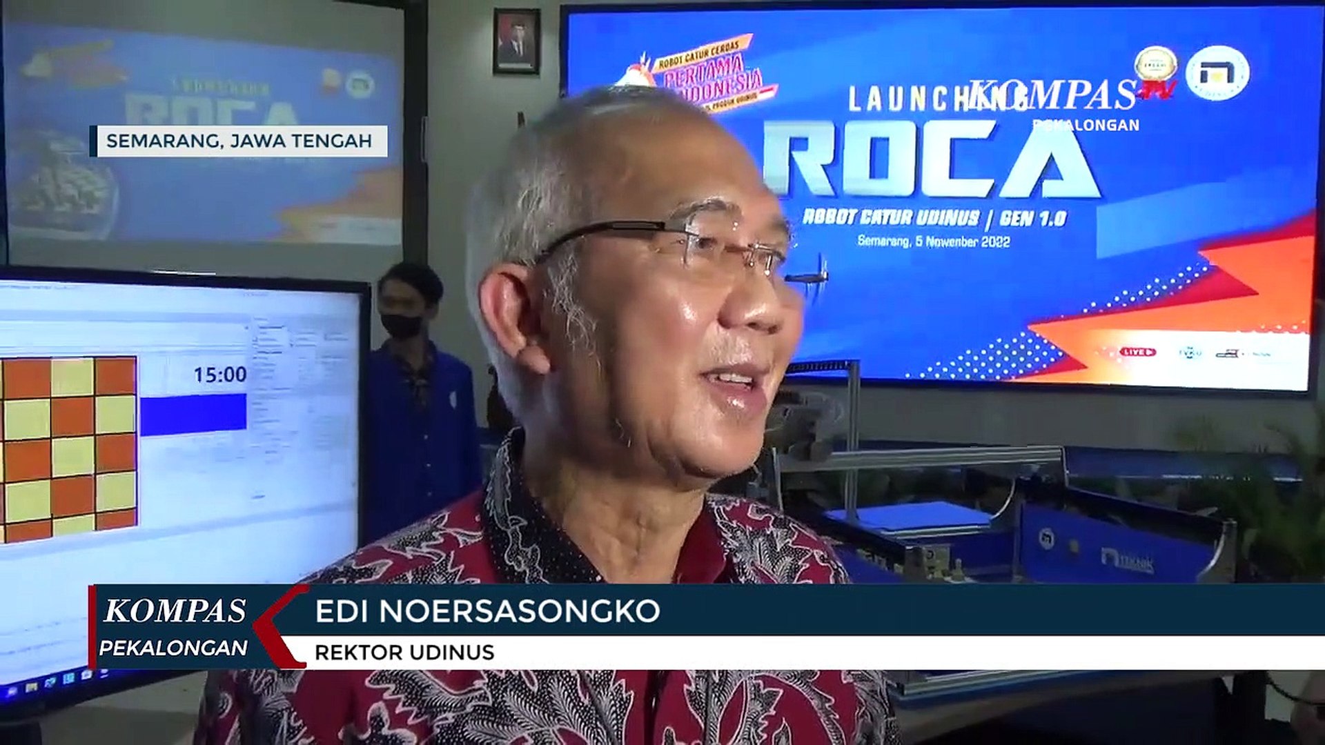 Robot Catur Udinus dengan Artificial Intelligence