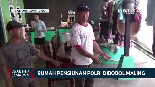 Rumah Pensiunan Polri Dibobol Maling