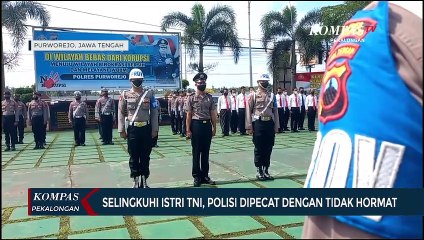 Selingkuhi Istri TNI, Polisi Dipecat dengan Tidak Hormat