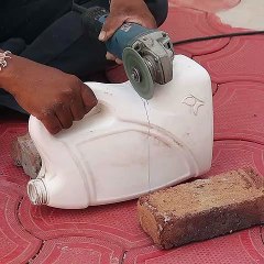 Old plastic chair - decor your empty space #decoration #decor #fun #hacks