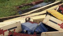 Descarrila un tren de mercancías en el sur de Australia sin causar heridos