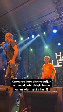 Adana’daki konserde kaybolan çocuğun annesini bulmak için beste yapan adam gibi adam