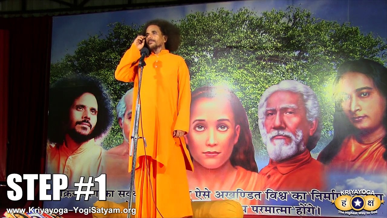 Kriyayoga_ Standing Recharging, Steps 1 to 3 _ Initiation Program _ Hindi & English