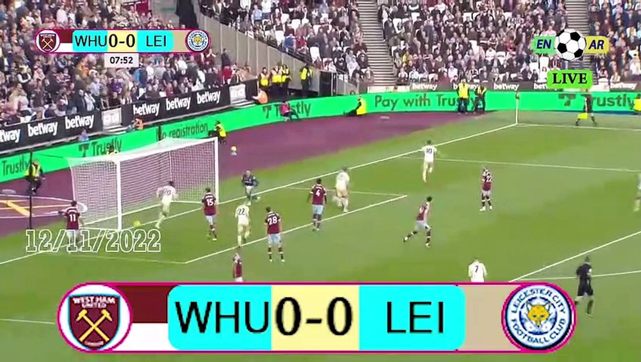 West Ham  0-2 Leicester / ليسترسيتي 2- 0 وست هام  / English Premier League 2022 / 2023  الدوري الإنجليزي الممتاز