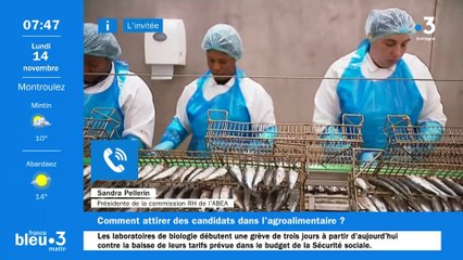 Sandra Pellerin, emploi agroalimentaire