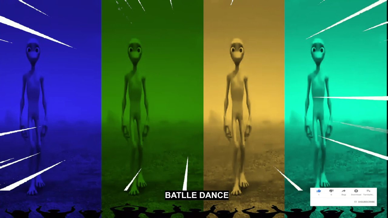 Alien dance VS Funny alien VS Dame tu cosita VS Funny alien dance VS Green alien dance VS Dance frog