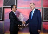 Cumhurbaşkanı Erdoğan, Endonezya Devlet Başkanı Widodo ile bir araya geldi Açıklaması