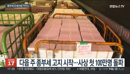 다음주 종부세 고지 시작…집값 떨어진 올해도 4조원대