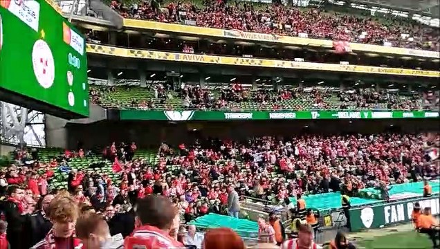 Derry City Fans sing Teenage Kicks at the FAI Cup Final, Dublin 2022