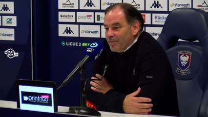 J15 Ligue 2 BKT : la réaction de Stéphane Moulin après SMCaen 0-0 FC Annecy
