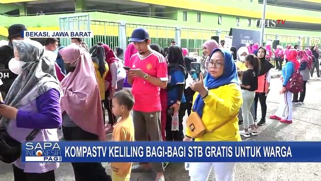 Dukung Digitalisasi Siaran Televisi, 'Kompas TV Keliling' Bagi-bagi STB Gratis ke Warga Kota Bekasi!