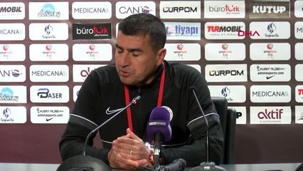 SPOR Gençlerbirliği - Eyüpspor maçının ardından