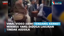 Viral Video Siswi Tendang Kernet Minibus yang Diduga Lakukan Tindak Asusila