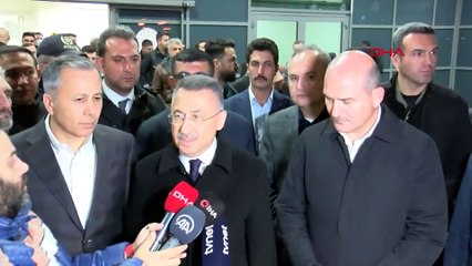 Oktay ve Soylu yaralıları ziyaret etti