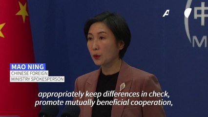 China says relations with the US must get 'back onto the right track' at G20