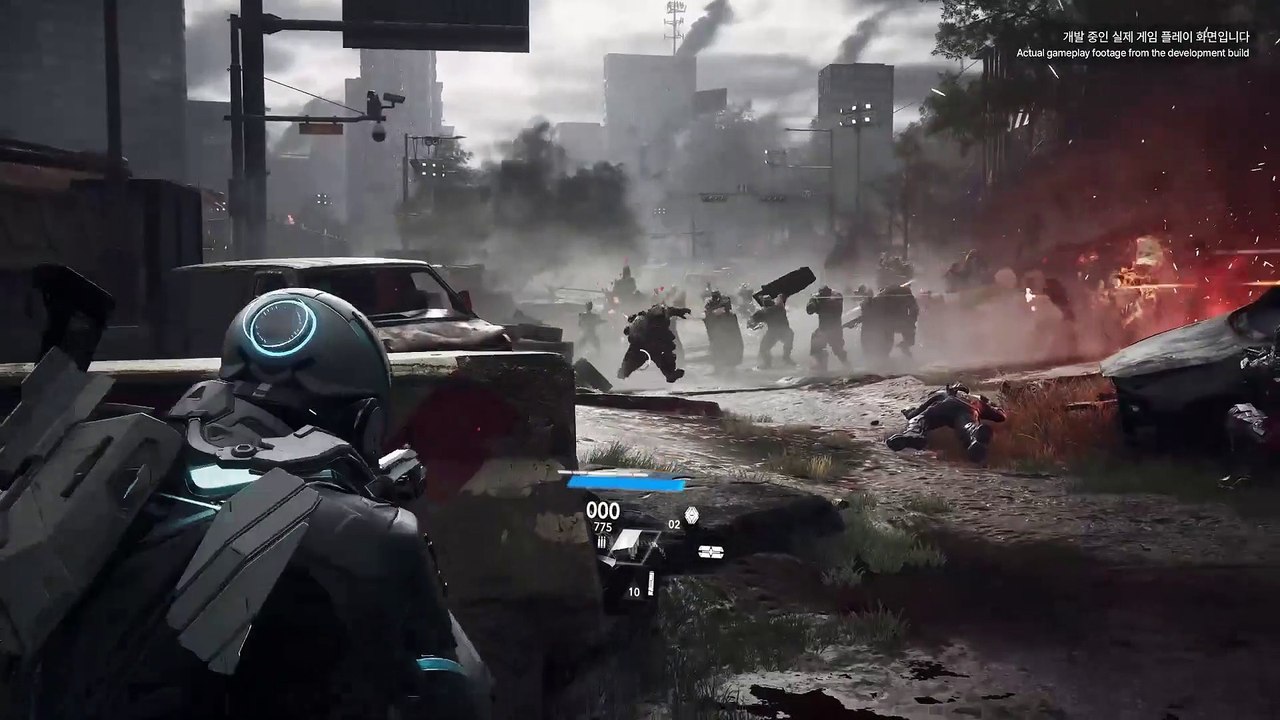 Neuer mmo-shooter für pc und konsolen spielt in einer düsteren zukunft – zeigt hitzige kämpfe gegen kampfroboter