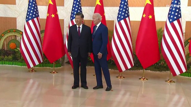 Stretta di mano tra Biden e Xi a Bali, alla vigilia del G20