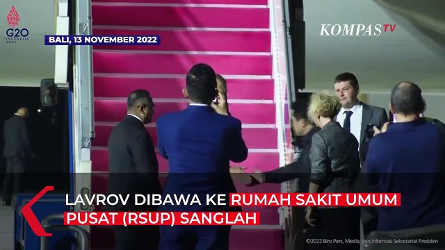 Menlu Rusia Sergey Lavrov Dikabarkan Masuk RS Usai Tiba di Bali Jelang KTT G20