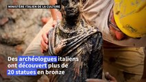En Italie, découverte de statues en bronze vieilles d'environ 2.000 ans