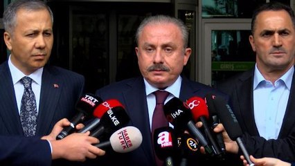 TBMM Başkanı Şentop yaralıları ziyaret etti