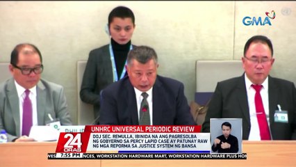 DOJ Sec. Remulla, ibinida na ang pagresolba ng gobyerno sa Percy Lapid case ay patunay raw ng mga reporma sa justice system ng bansa | 24 Oras