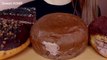 ASMR CHOCOLATE CREAM DONUTS, CREAM READS MUKBANG 초코 도넛, 초코크림빵, 다크카카오케이크 먹방 eating sounds