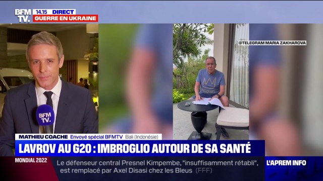 G20: imbroglio autour de la santé de Sergueï Lavrov