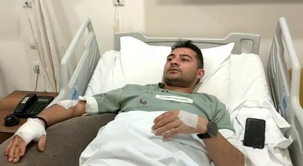 Patlamada yaralandı, hasta yatağında anlattı: "Bir anda oldu, hemen ara sokağa geçtik"