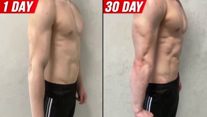 Get Bigger Arms In 30 DAYS ! ( Home Workout )