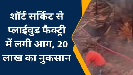 सुलतानपुर: शॉर्ट सर्किट से प्लाईवुड फैक्ट्री में लगी आग, लाखों का हुआ नुकसान, देखें पूरी खबर