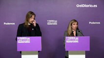 Podemos asegura que Yolanda Díaz no les informó de la reforma de la sedición y abre la puerta a introducir enmiendas