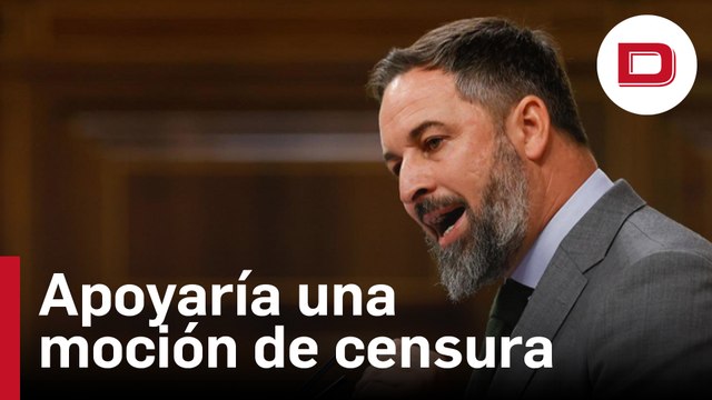 Abascal reclama a Feijóo que presente una moción de censura ante el «pisoteo» de Sánchez