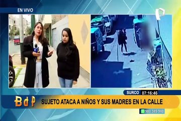 Surco: denuncian que sujeto con aparente discapacidad mental ataca a niños y madres