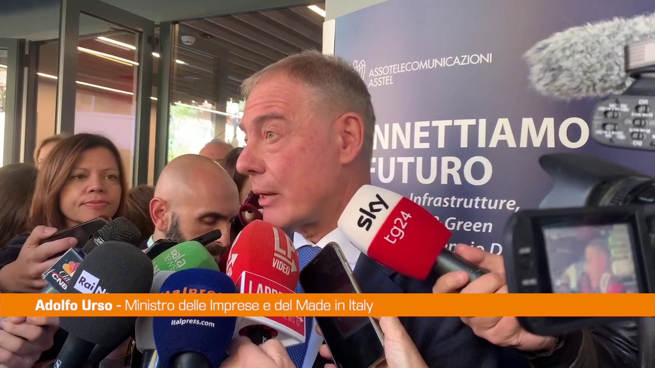 Tlc, Urso "Serve una rete a controllo pubblico"