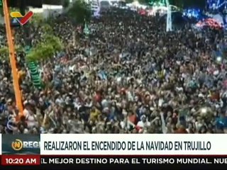 Trujillo | Pueblo de Valera le da la bienvenida a la Navidad con encendido de luces y parrandón