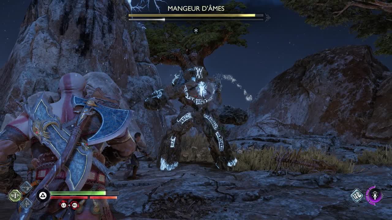 God of War Ragnarok : Boss Mangeur d'âmes (Cratère Vanaheim)