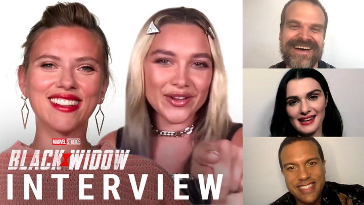 'Black Widow' Interviews With Scarlett Johansson, Florence Pugh, David Harbour And More!