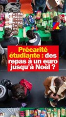 Des repas à un euro jusqu'à Noël ?
