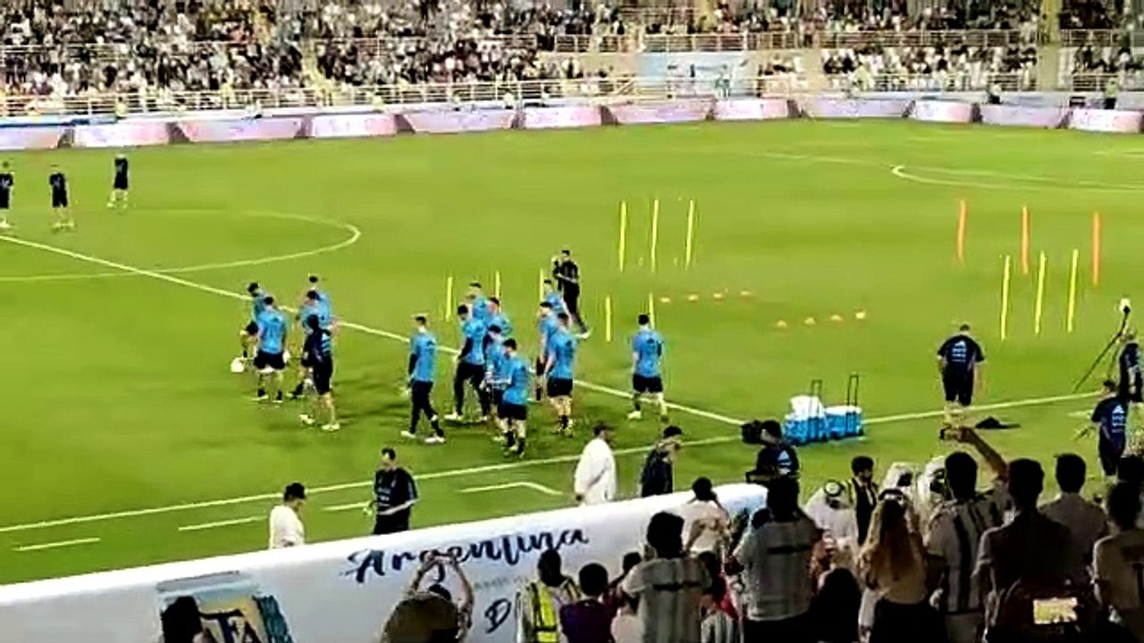 Lionel Messi-led Argentina train  in Abu Dhabi ahead of Fifa World Cup