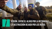 Jersón, entre el alivio por la retirada y la destrucción dejada por los rusos