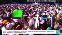 Oposición mexicana protestó en rechazo a reformar el Instituto Nacional Electoral