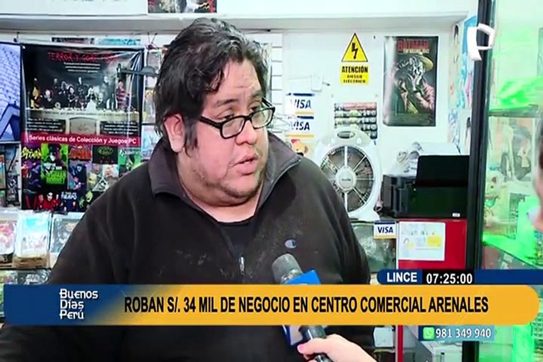 Lince: roban S/ 34 mil en productos de tienda "otaku" del Centro Comercial Arenales