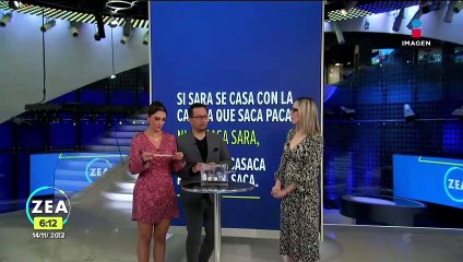 Enrique, Crystal y Marlene ponen a prueba su agilidad mental con unos trabalenguas