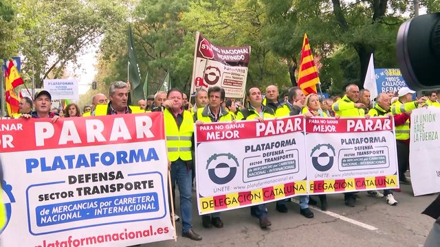 Normalidad en el primer día de paro de camioneros, con incidentes esporádicos