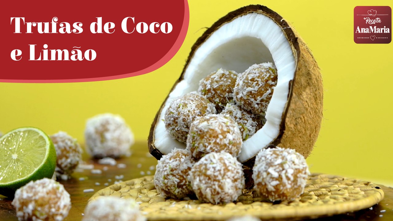 TRUFAS DE COCO E LIMÃO