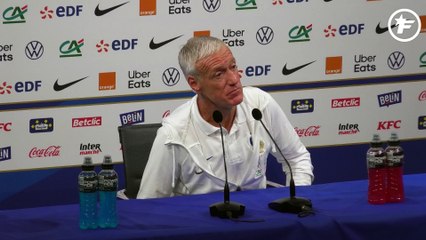 Descargar video: Didier Deschamps dévoile des indices pour la défense des Bleus