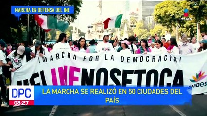 Marchan en contra de la Reforma Electoral, así se vivió en la CDMX: