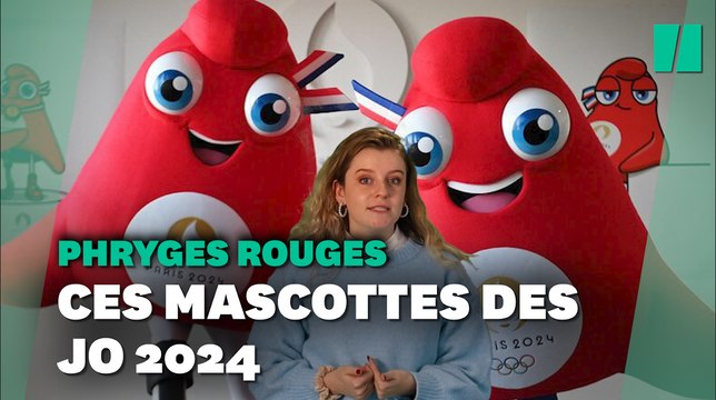 Les Phryges rouges, mascottes des JO 2024 ont été dévoilées