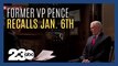 Former Vice President Mike Pence recounts the Capitol Riots